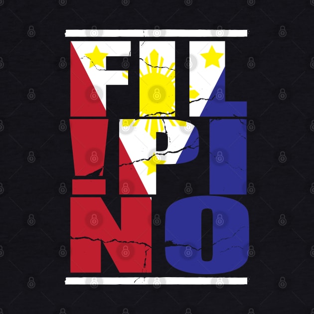 Pinoy Shirt Filipino flag T-Shirt by Dailygrind
